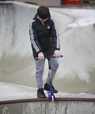 БЕЗ УПАКОВКИ Самокат трюковый Comet Blue 110 мм