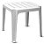 Столик TWEET пластиковый, белый, размер 43х44х44