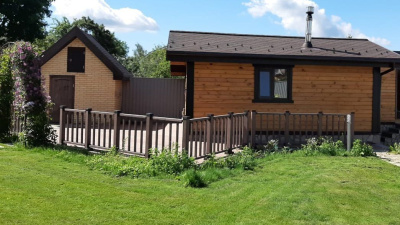 Ограждения Holzhof WoodStyle с тиснением "под дерево"  (комплект в коробке)