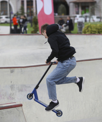 БЕЗ УПАКОВКИ Самокат трюковый Leviathan 125 мм