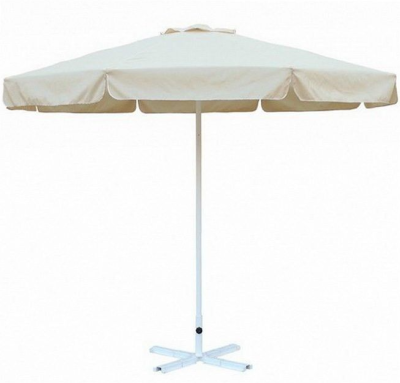 Зонт солнцезащитный "ВЕРОНА" 2,7м, бежевый с воланами