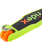 БЕЗ УПАКОВКИ Самокат 3-колесный Chip, 120/80 мм, оранжевый/зеленый