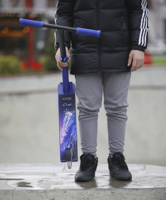 БЕЗ УПАКОВКИ Самокат трюковый Comet Blue 110 мм