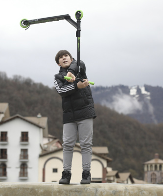 БЕЗ УПАКОВКИ Самокат трюковый Gloom Pink 110 мм