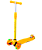 БЕЗ УПАКОВКИ Самокат 3-колесный Kiko, 120/80 мм, желтый/оранжевый