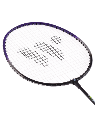 УЦЕНКА Набор для бадминтона Steeltec 216, 2 ракетки и 2 волана, фиолетовый/желтый