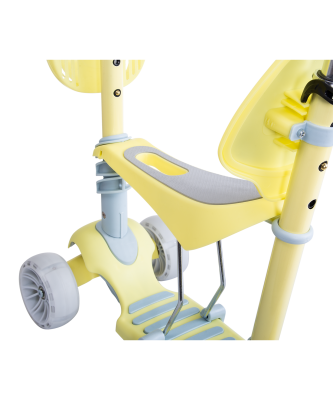 БЕЗ УПАКОВКИ Самокат-беговел Starlet, желтый