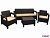 Комплект мебели из дивана, 2 кресел и стола TWEET Terrace Set Max Комплект мебели из дивана, 2 кресел и стола TWEET Terrace Set Max