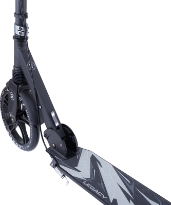 БЕЗ УПАКОВКИ Самокат 2-колесный Legacy 250/200 мм, ручной тормоз, черный