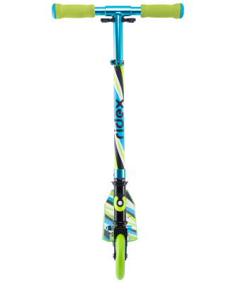 УЦЕНКА Самокат 2-колесный Flow 125 мм, голубой/зеленый