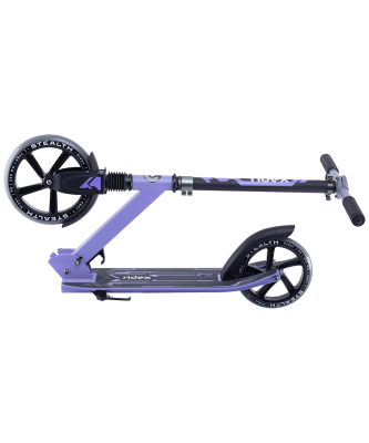 БЕЗ УПАКОВКИ Самокат 2-колесный Stealth 230/200 мм, фиолетовый